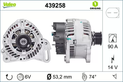 Alternator VALEO 439258)
