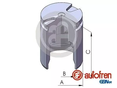 Piston, brake caliper AUTOFREN SEINSA D025704)