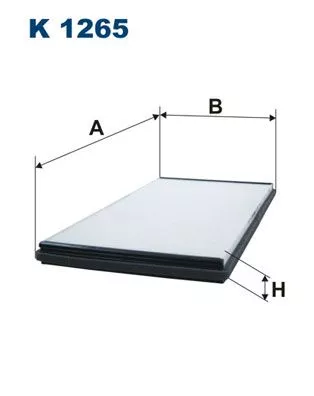 Filter, cabin air FILTRON K 1265)