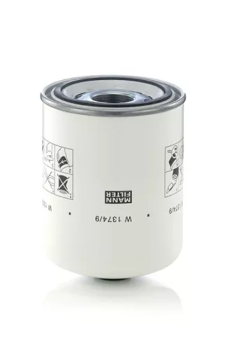 Filter, operating hydraulics MANN-FILTER W 1374/9)
