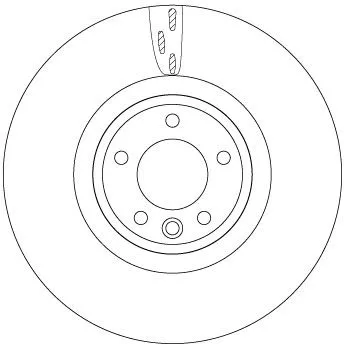 Brake Disc TRW DF6957S)