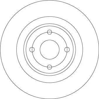 Remschijf TRW DF6974)