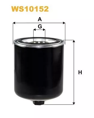 Luchtdrogerpatroon, persluchtsysteem WIX FILTERS WS10152)