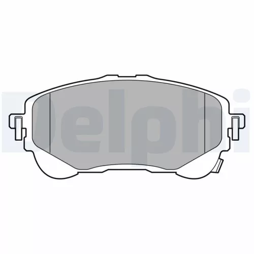 Brake Pad Set, disc brake DELPHI LP3609)