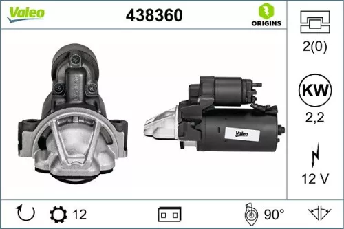 Starter VALEO 438360)