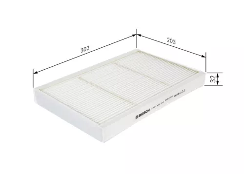 Filter, cabinelucht BOSCH 1 987 435 004)