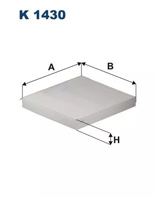Filter, cabinelucht FILTRON K 1430)