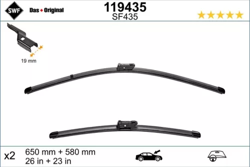 Wiper Blade SWF 119435)