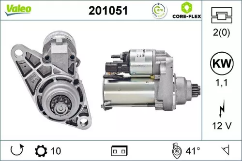 Starter VALEO 201051)