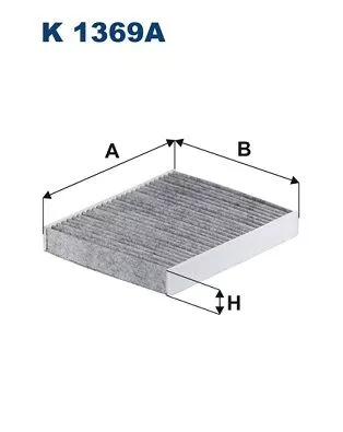 Filter, cabin air FILTRON K 1369A)