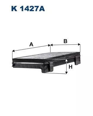 Filter, cabin air FILTRON K 1427A)