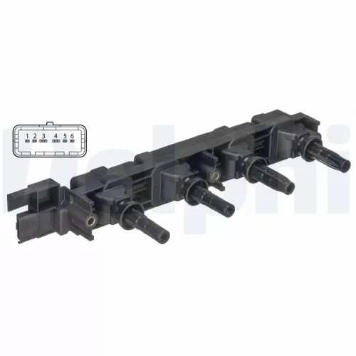 Ignition Coil DELPHI GN10502-12B1)