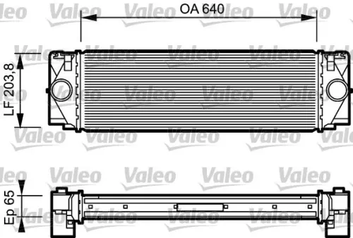 Charge Air Cooler VALEO 817994)