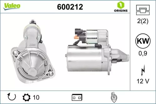 Starter VALEO 600212)