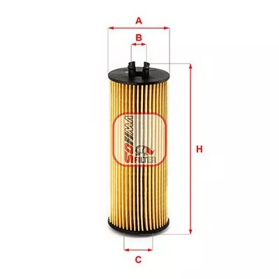 Oliefilter SOFIMA S 5248 PE)