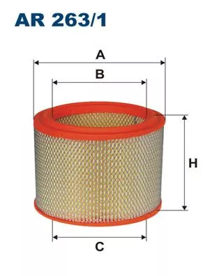 Luchtfilter FILTRON AR 263/1)