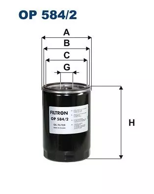 Oil Filter FILTRON OP 584/2)