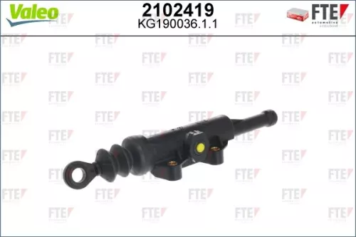 Hoofdremcilinder, koppeling VALEO 2102419)