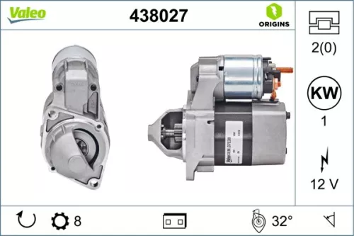 Starter VALEO 438027)