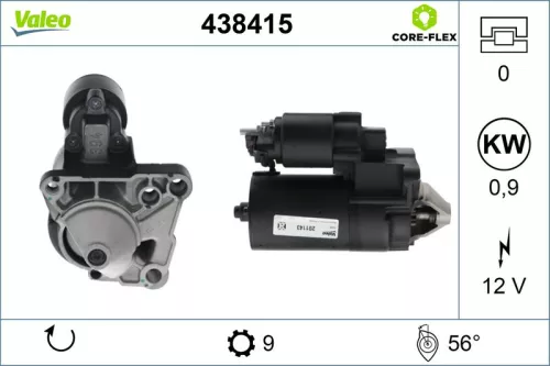 Starter VALEO 438415)