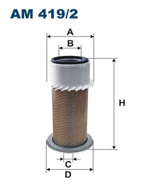 Air Filter FILTRON AM 419/2)