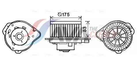 Binnenventilator AVA QUALITY COOLING VO8174)