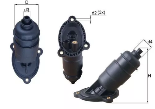 Hydraulic Filter, automatic transmission KNECHT HX 155)