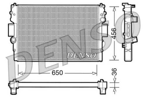 Radiator, motorkoeling  DRM12007)