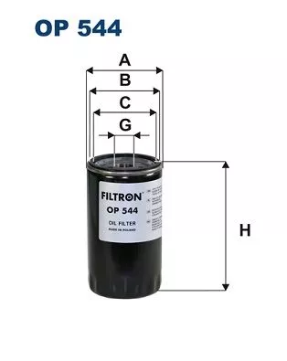 Oil Filter FILTRON OP 544)