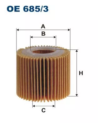 Oliefilter FILTRON OE 685/3)