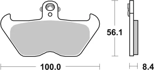 Remblokkenset, schijfrem BREMBO 07BB24SA)