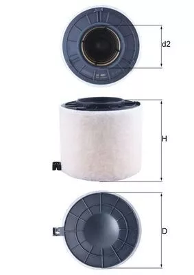 Luchtfilter KNECHT LX 4410)