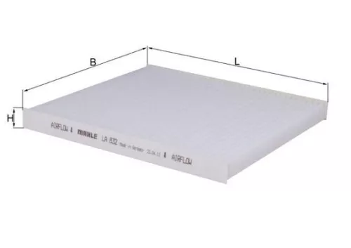Filter, cabinelucht KNECHT LA 832)