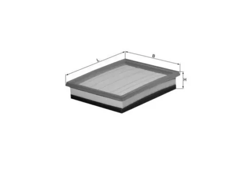 Luchtfilter KNECHT LX 1036/2)