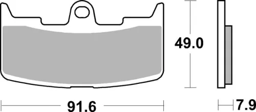 Remblokkenset, schijfrem BREMBO 07GR68SA)