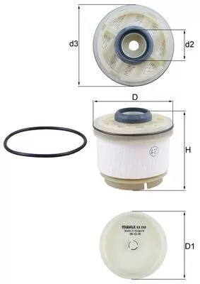Fuel Filter KNECHT KX 268D)