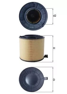 Luchtfilter KNECHT LX 4406)