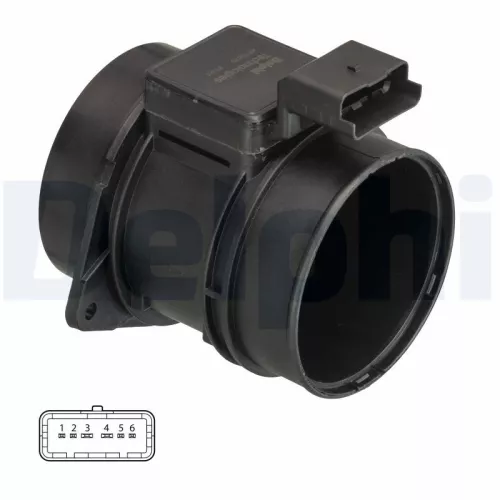 Luchtmassastroomsensor DELPHI AF10379-12B1)