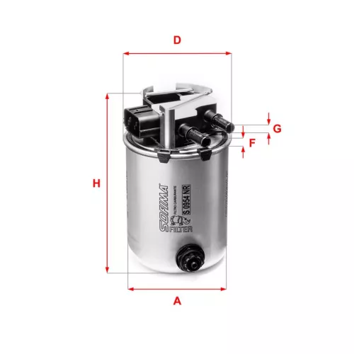 Fuel Filter SOFIMA S 0954 NR)