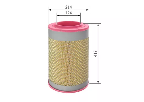 Luchtfilter BOSCH F 026 400 070)