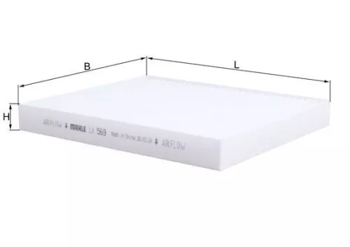 Filter, cabin air KNECHT LA 569)