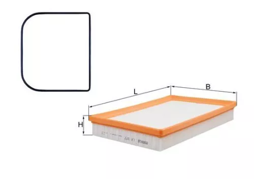 Air Filter KNECHT LX 977D)