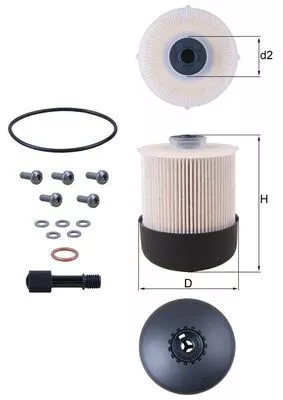 Fuel Filter KNECHT KX 338/26D)