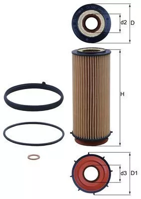 Oil Filter KNECHT OX 560D)