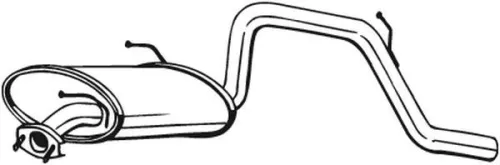 Achterdemper BOSAL 219-381)