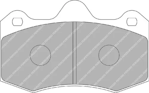 Remblokkenset, schijfrem FERODO RACING FRP3083H)