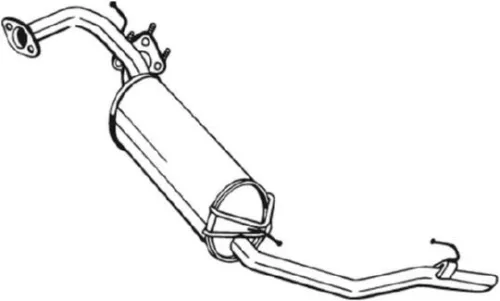 Achterdemper BOSAL 282-949)