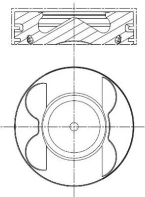 Piston MAHLE 001 PI 00106 000)