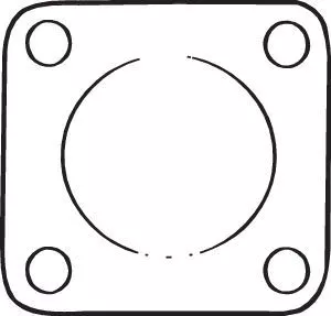Gasket, exhaust pipe BOSAL 256-574)