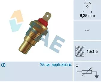 Sensor, koelvloeistoftemperatuur FAE 31330)